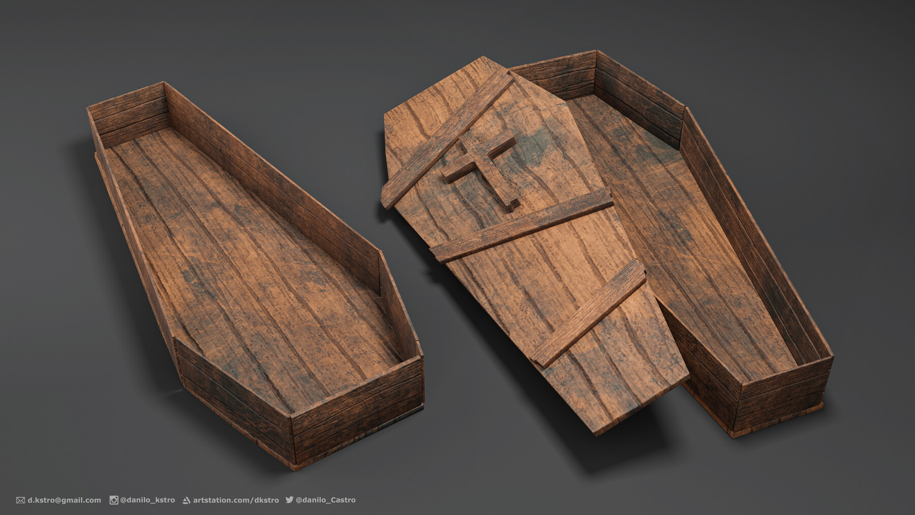 ArtStation - Coffin | 3D model | Game Assets