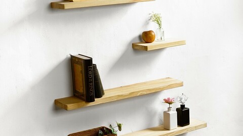 no-nonsense wall shelf