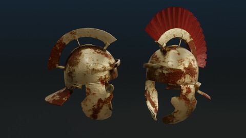 Rusted Roman Helmet - Ancient Helmet