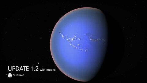 Planet Neptune - Cinema 4D Project File