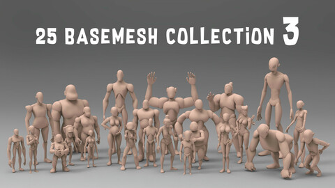 25 Basemesh collection 3