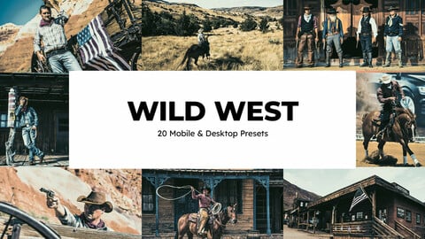 20 Wild West LUTs & Lightroom Presets