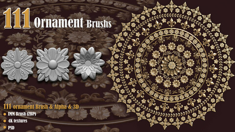 111 Ornament Brushs