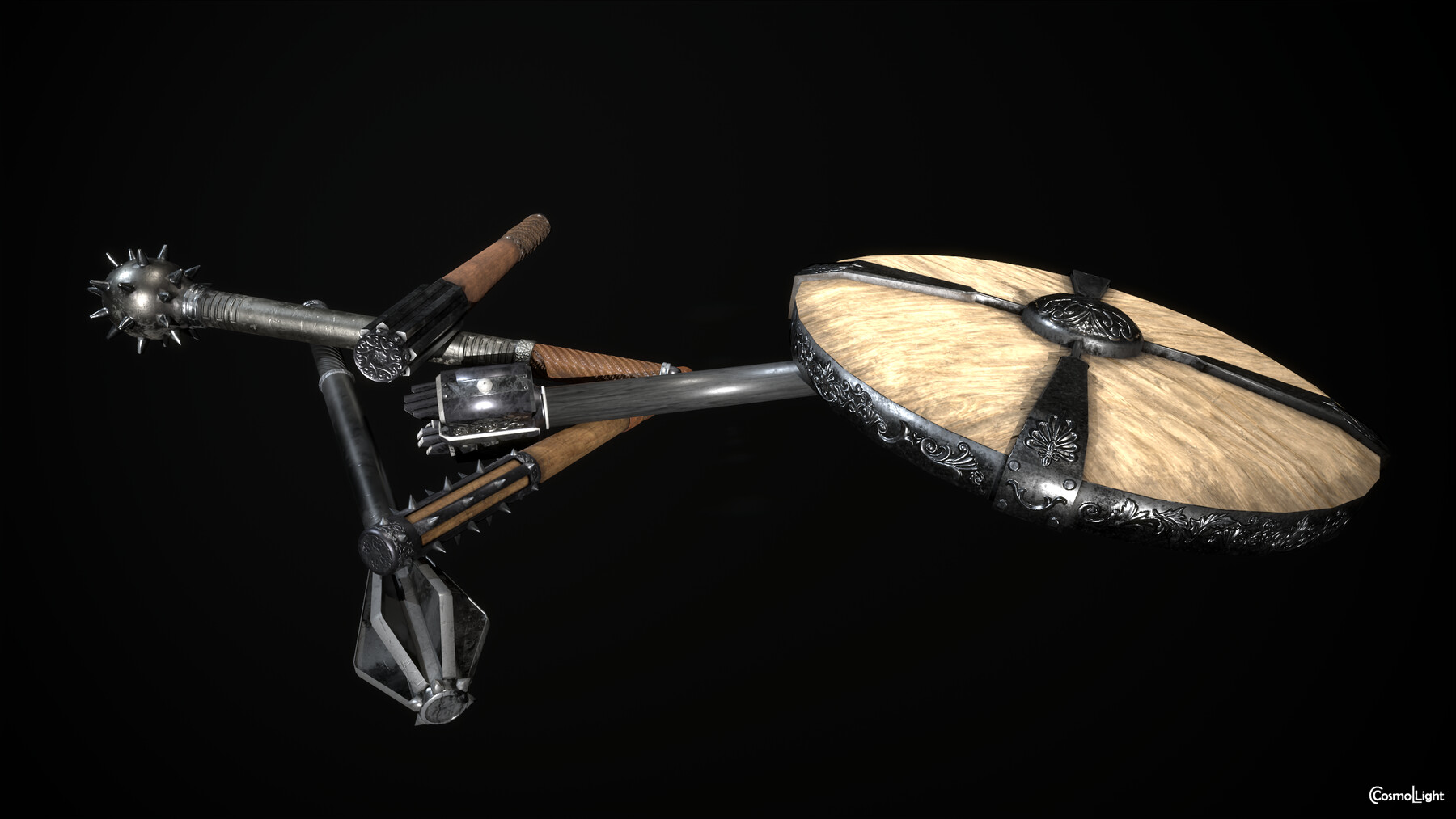 ArtStation Medieval Fantasy Crushing Weapons Pack Game Assets