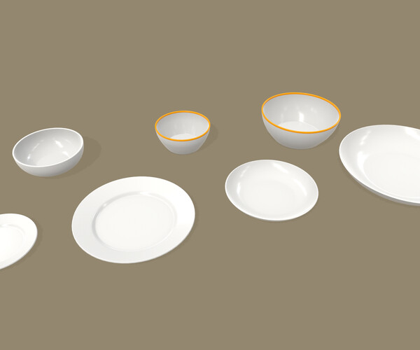 ArtStation Tableware Game Assets