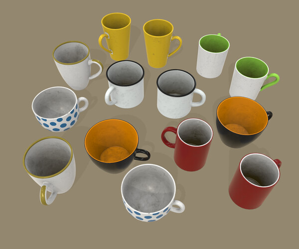 ArtStation Tableware Game Assets