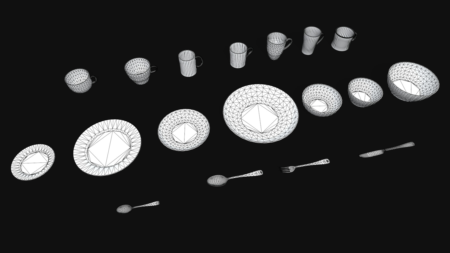 ArtStation Tableware Game Assets