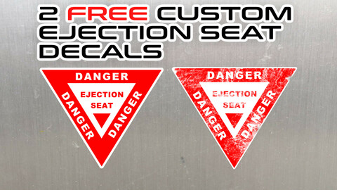 Ejection Seat Decals