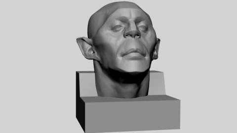 Creature Head for 3DPrint