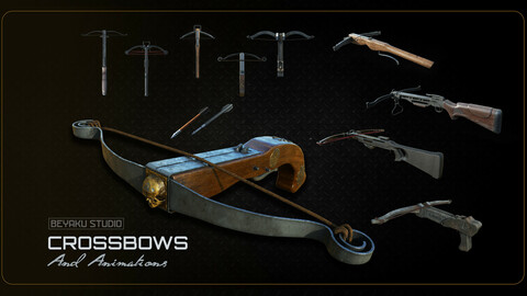 CrossBows And Animations Pack _ UE4