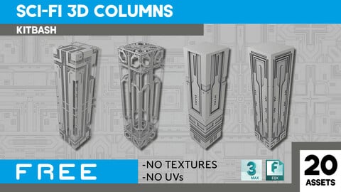 SCI-FI 3D Columns