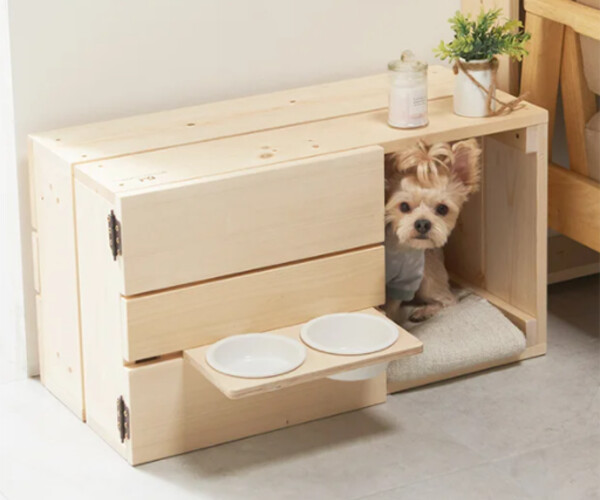 ArtStation Wood Pet House Pet Table Set Resources