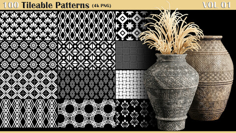 100 Tileable Patterns - Vol 01