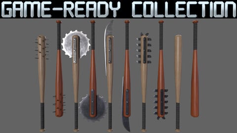 PBR Baseball Bat Weapons - Collection