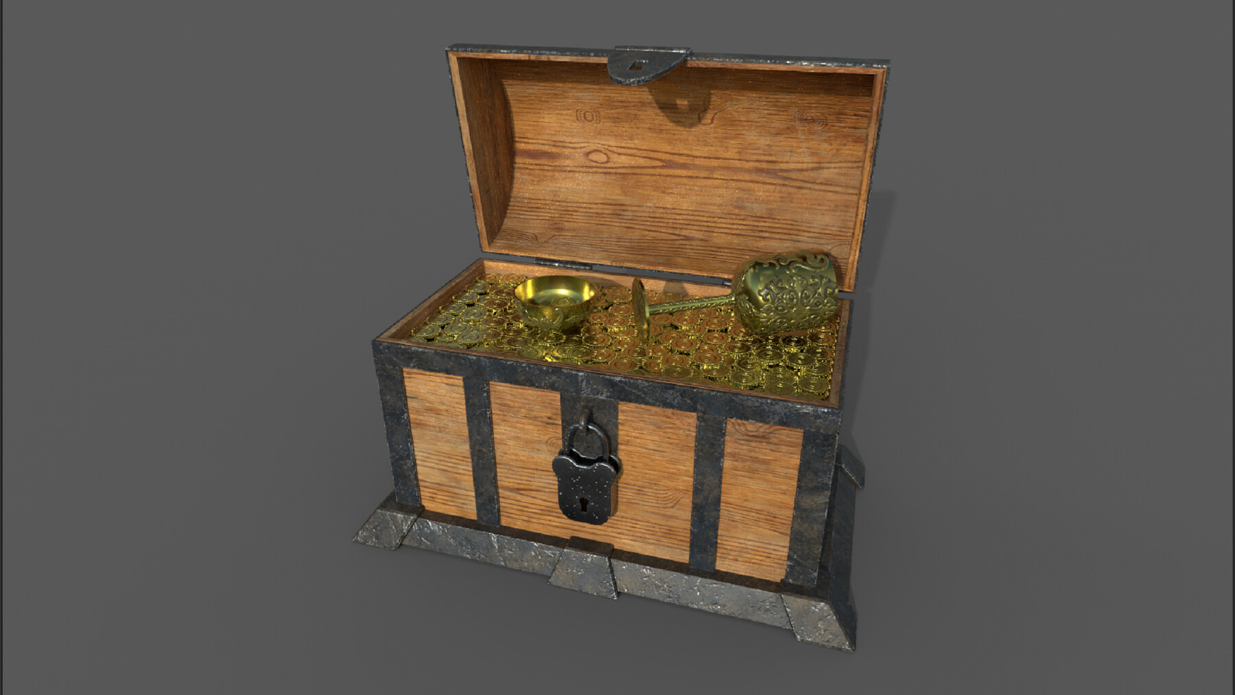 ArtStation - Chest Low-poly 3D model | Resources