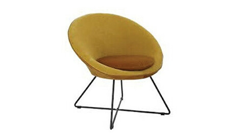 Armchair Garbo Yellow