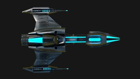 Alien Ship 3d Model