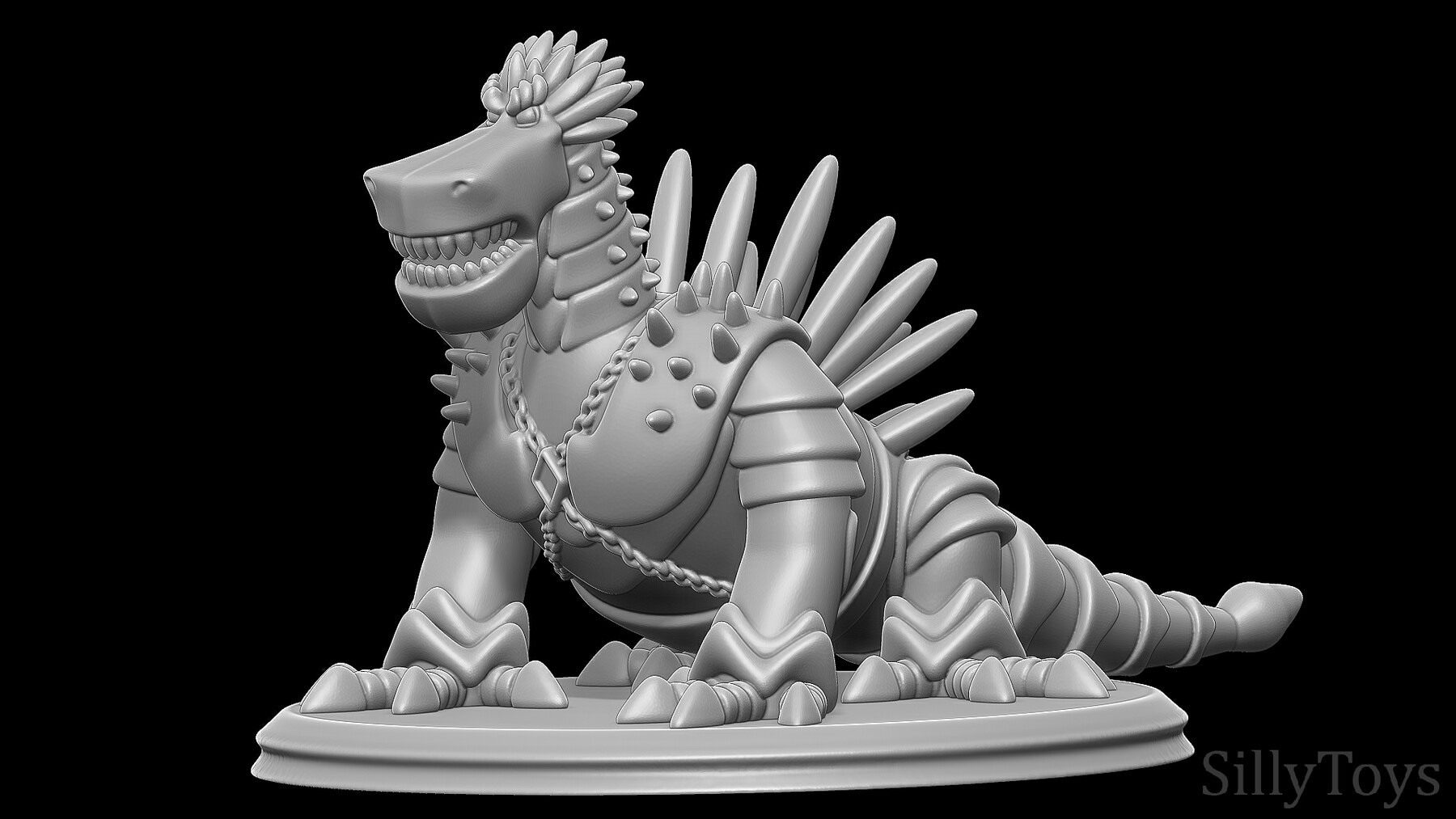 Dragon Rider 3D cartoon character in Blender (fully) - Finished