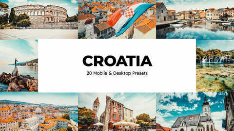 20 Croatia LUTs & Lightroom Presets