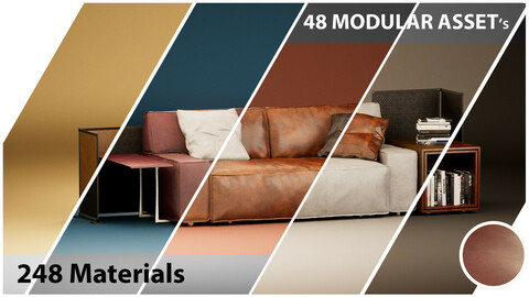 Horizon Furniture Collection 03 (Split Leather 8K)