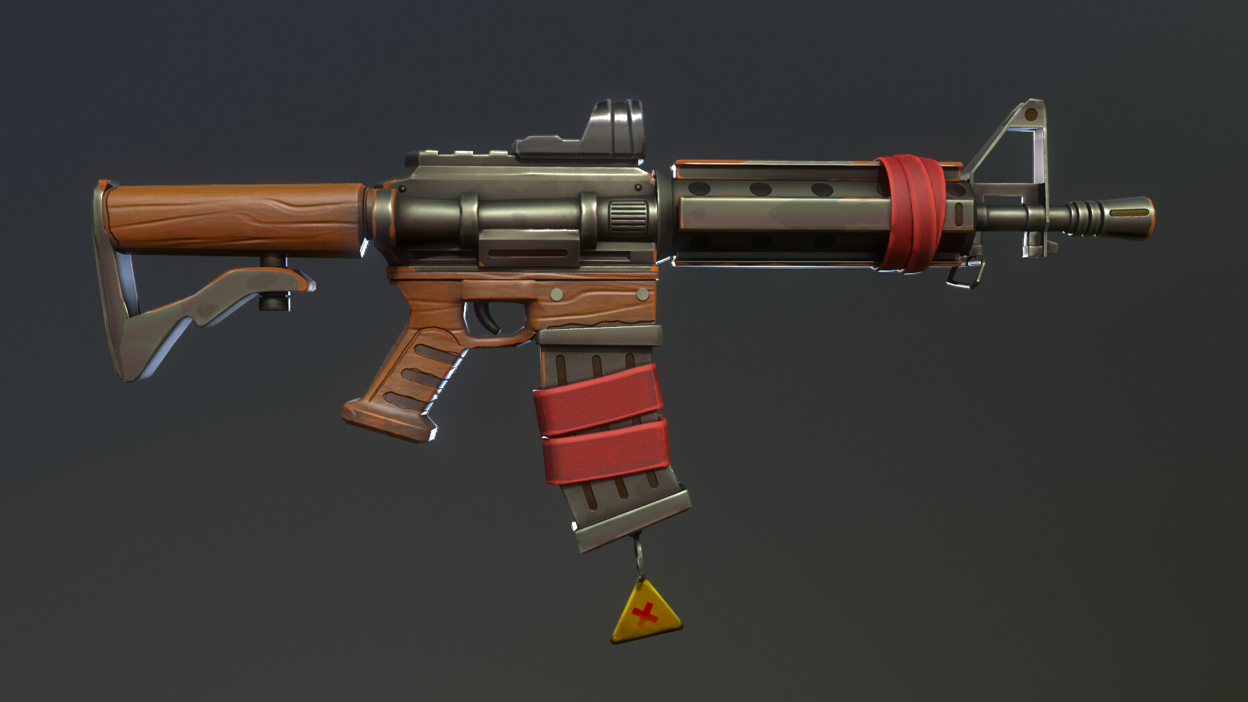 ArtStation - Nerf style M-4 carbine blaster mod.