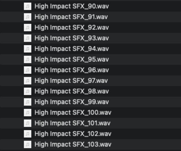 ArtStation Impact Sound Effects Game Assets
