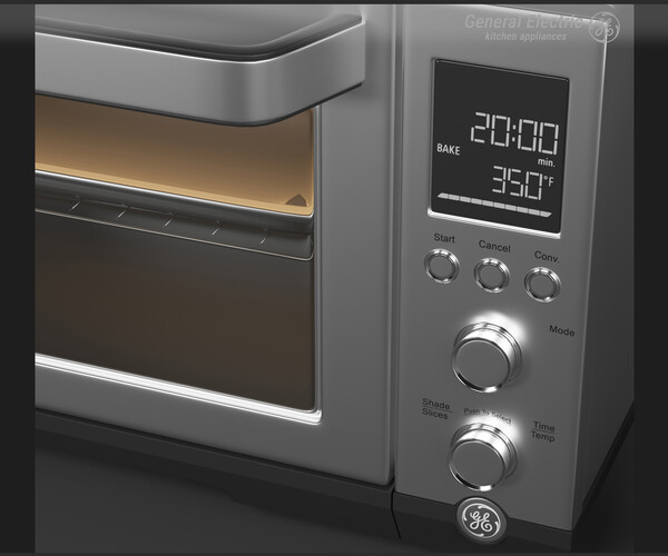 Reviews for GE 6-Slice Stainless Steel Convection Toaster Oven