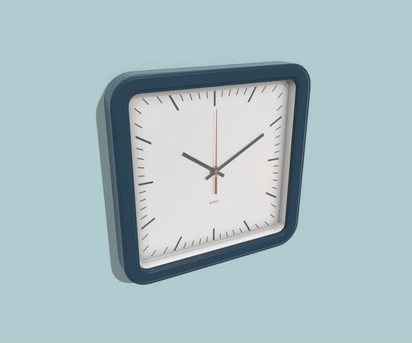 ArtStation Wall Clock Game Assets