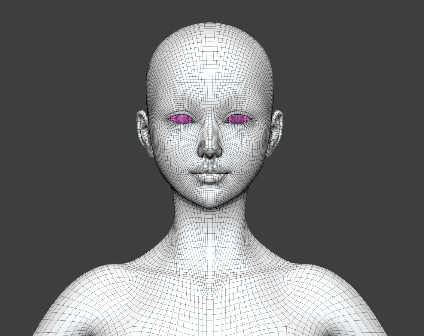 Artstation Female 07 Base Mesh Resources