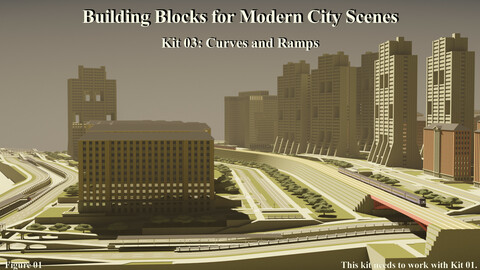 Building Blocks for Modern City Scenes – Kit 03