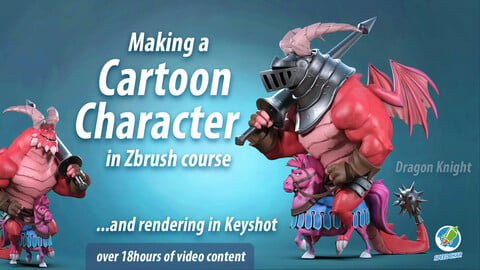 Making a Cartoon Character in Zbrush course
