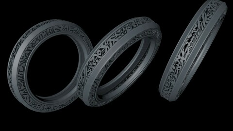 Shang-Chi Inspired Ten Rings HD 3D Print Model - LED Design 3D print model