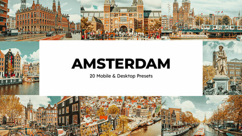 20 Amsterdam LUTs & Lightroom Presets