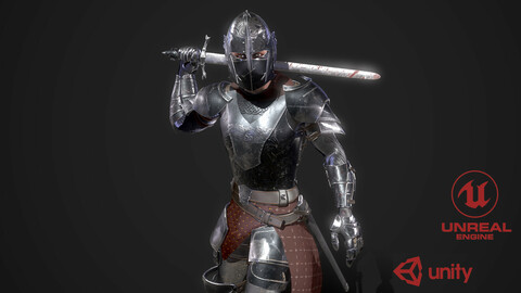 Knight Man - Game Ready