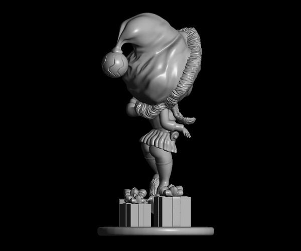 ArtStation - Naughty Chibi Christmas Elf | Resources