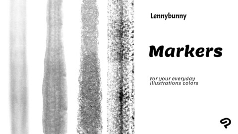 Lennybunny Marker brush set for Clip Studio Paint