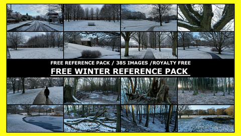 FREE / WINTER PACK / Photo Reference / 385 images