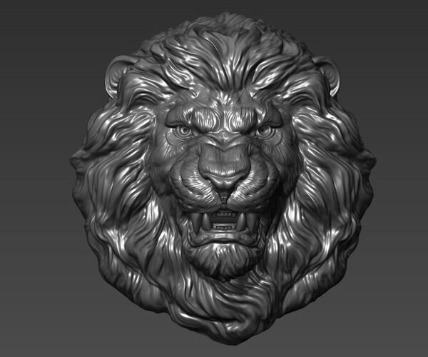 ArtStation - Lion grin pendant | Resources