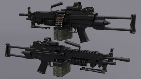 FN MINI M249 Light Machine Gun