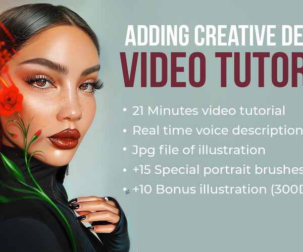 ArtStation - Adding Creative Details Photoshop Video Tutorial | Tutorials