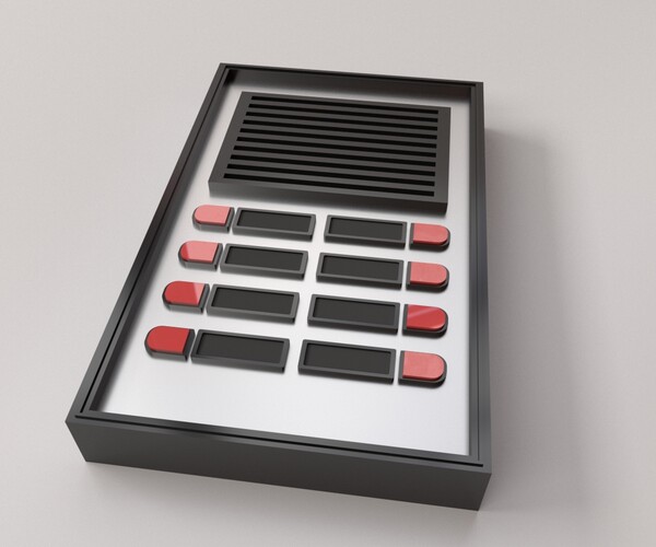 ArtStation Apartment Buzzer Game Assets