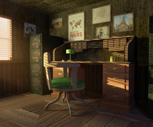 ArtStation - study room | Resources
