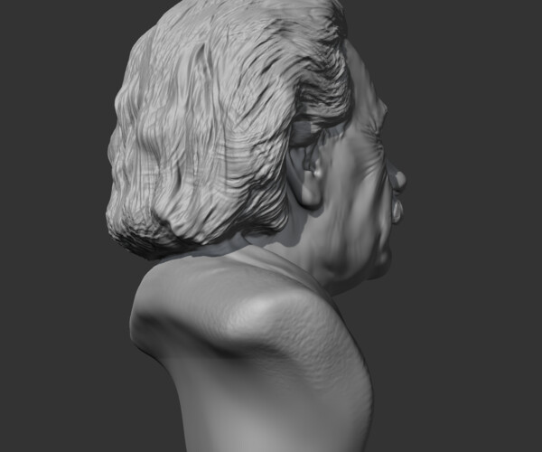 ArtStation - Einstein 3D print model | Resources