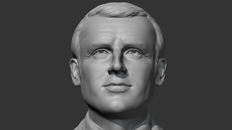 Emmanuel Macron 3D print model