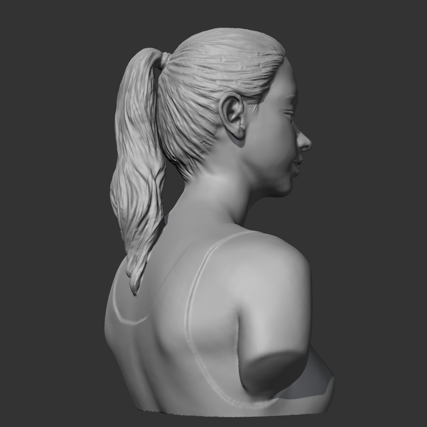 ArtStation - HD Girl Bust B 3D Print Model | Artworks