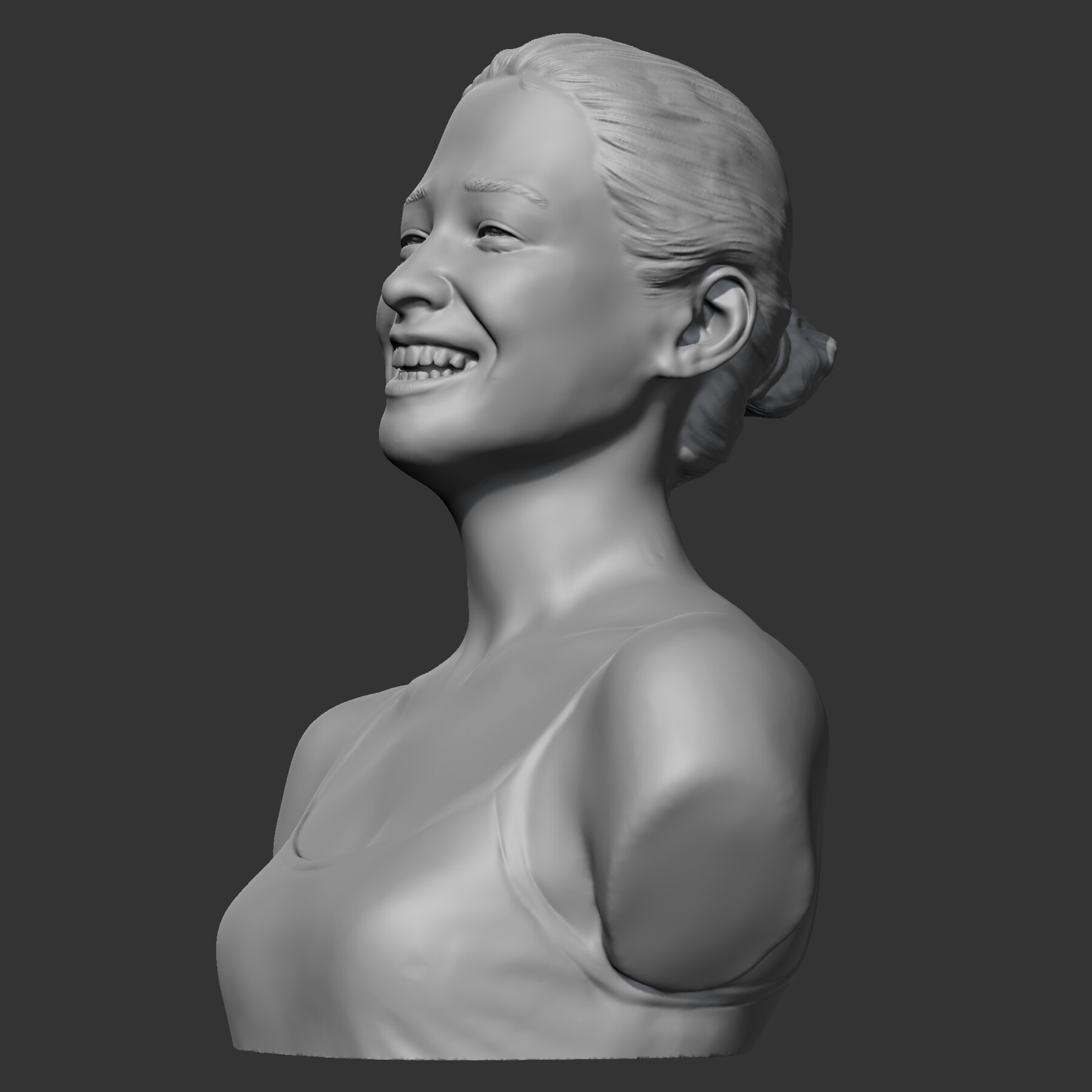 ArtStation - HD Girl Bust D 3D Print Model | Resources