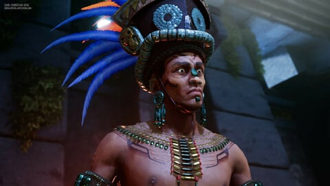 Aztec Priest - Game Ready Model