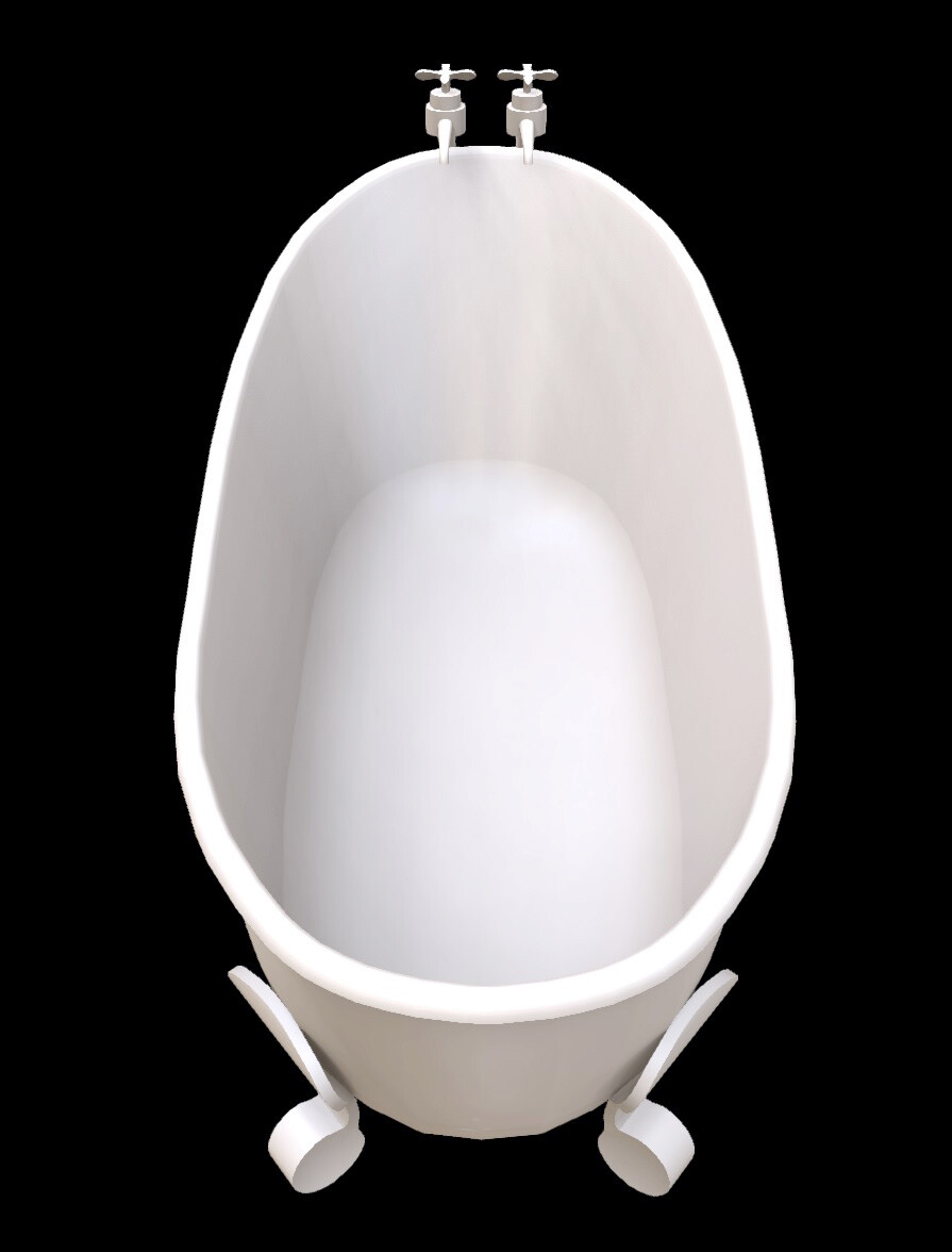 ArtStation Bathtub Game Assets