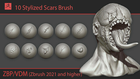 Stylized Scars Brushes