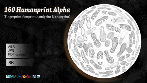 160 Humanprint Alpha(Fingerprint , Footprint , Handprint & Shoeprint)